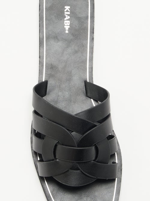 Sandali piatti con fascette incrociate - Kiabi