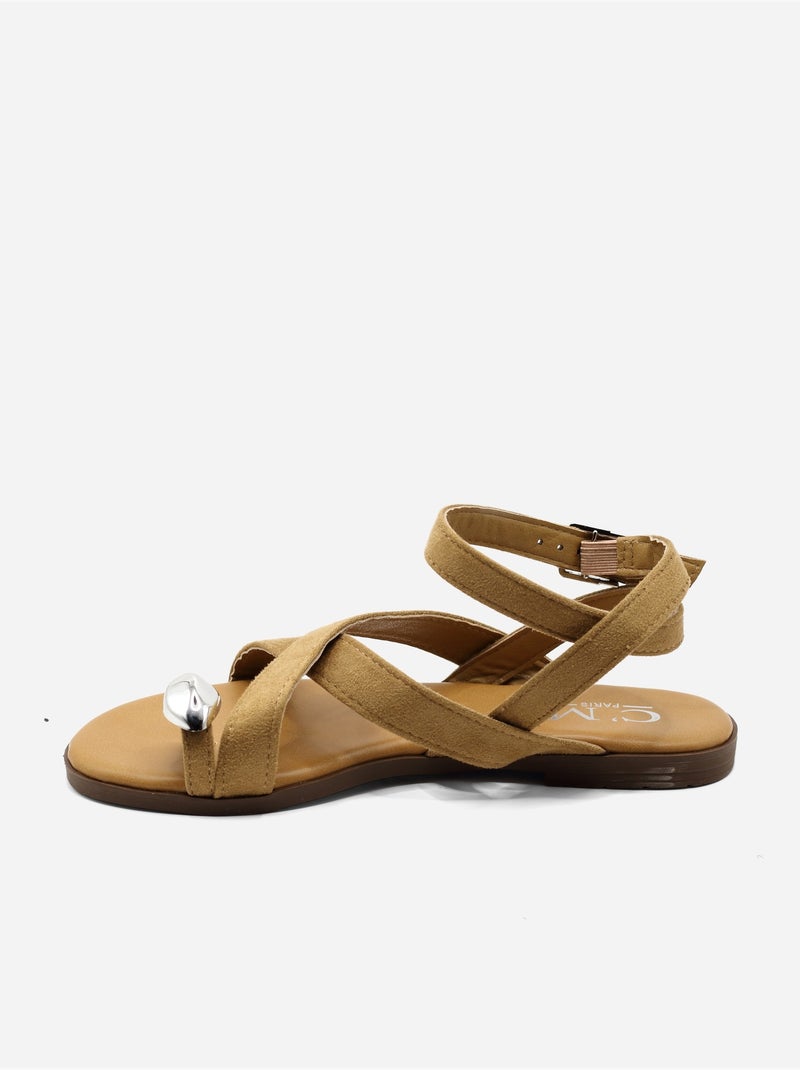 Sandali piatti da infilare - C M Tortora - Kiabi