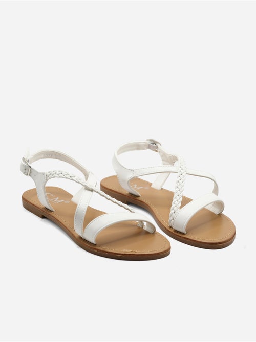 Sandali piatti intrecciati - Kiabi