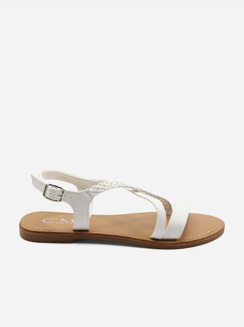 Sandali piatti intrecciati - Kiabi