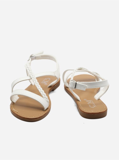 Sandali piatti intrecciati - Kiabi