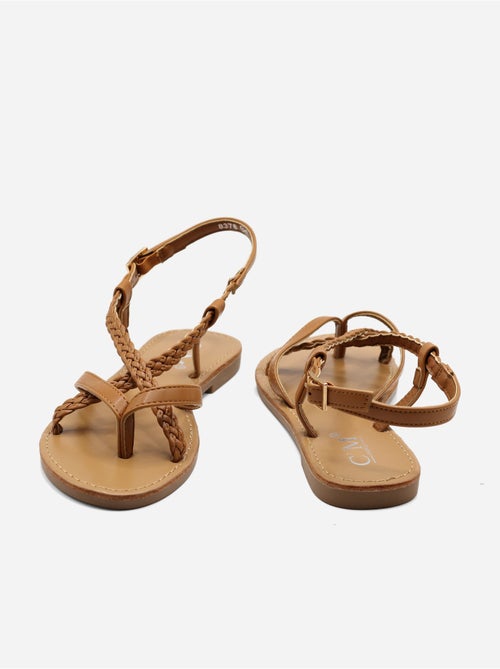 Sandali piatti intrecciati - Kiabi