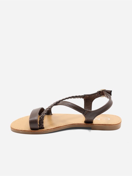 Sandali piatti intrecciati - Kiabi Sandali piatti intrecciati - Kiabi