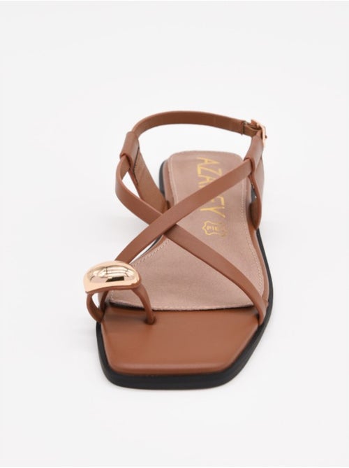 Sandali Piatti Materiale Sintetico Montevita - Kiabi Sandali Piatti Materiale Sintetico Montevita - Kiabi