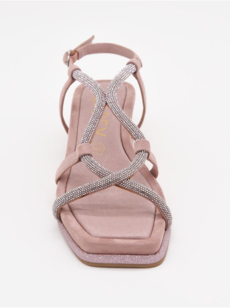 Sandali Piatti Materiale Sintetico Montevita Rosa - Kiabi