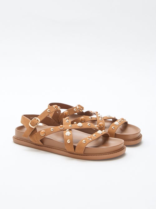 Sandali platform con listini borchiati - Kiabi