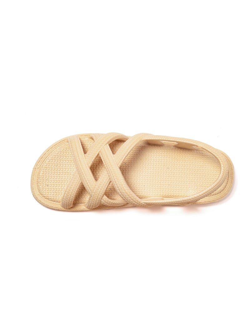 Sandali playa donna Brasileras suola in gomma Beige - Kiabi