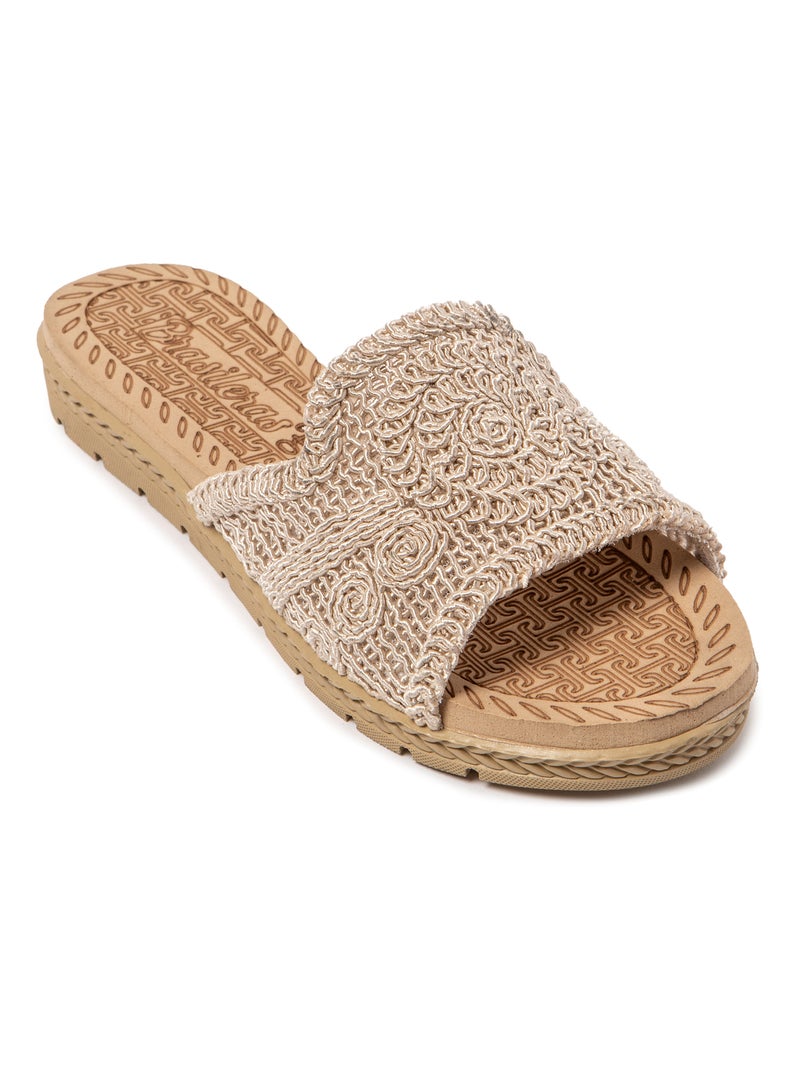 Sandali playa donna Brasileras suola in gomma Beige - Kiabi