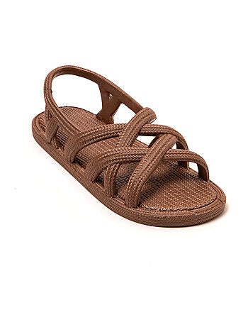 Sandali playa donna Brasileras suola in gomma