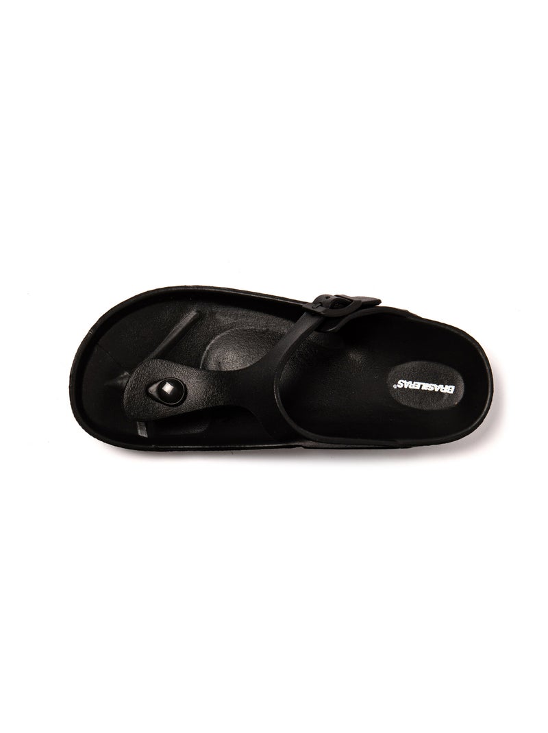 Sandali playa unisex Brasileras suola in gomma Nero - Kiabi