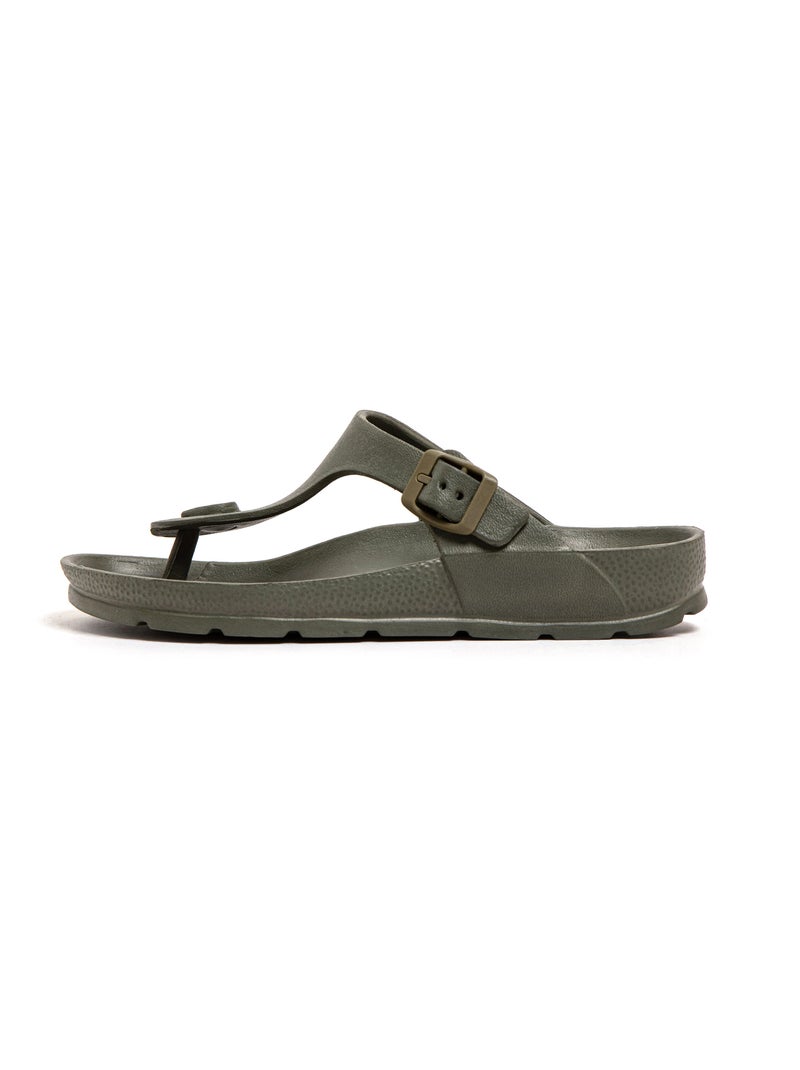 Sandali playa unisex Brasileras suola in gomma Verde scuro - Kiabi