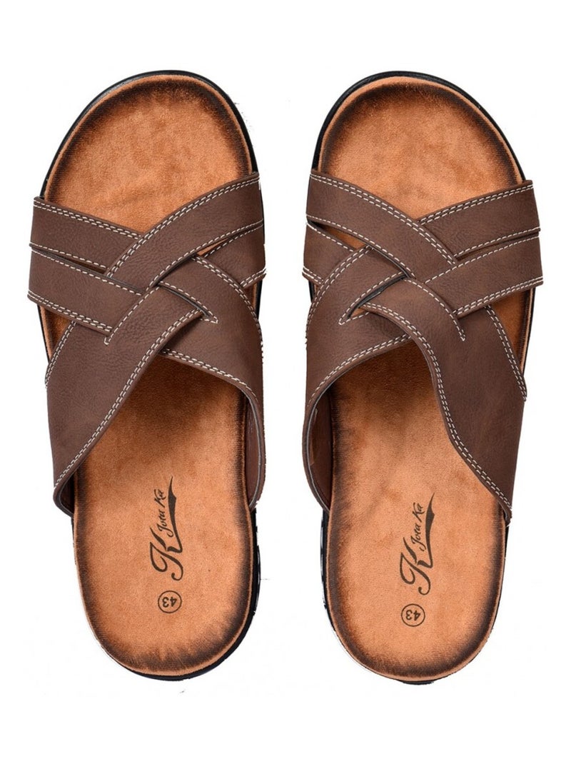Sandali PREMIUM aperti Marrone - Kiabi