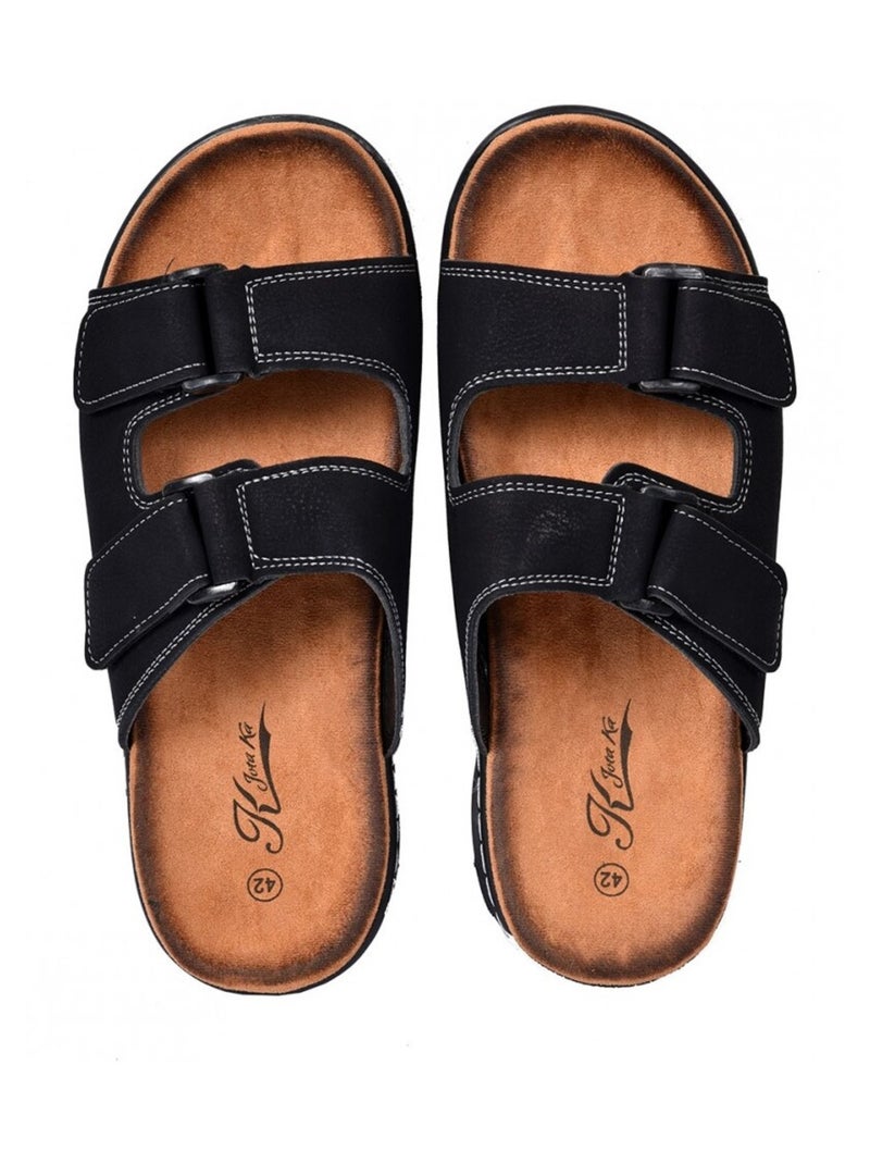 Sandali PREMIUM aperti Nero - Kiabi