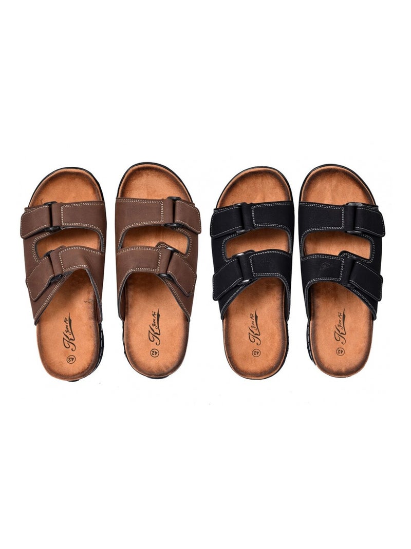 Sandali PREMIUM aperti Nero - Kiabi