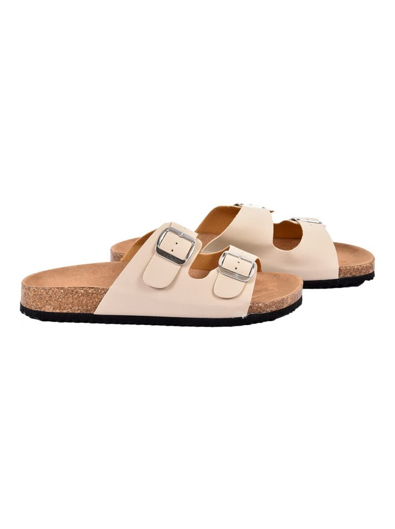 Sandali PREMIUM Fibbia Beige - Kiabi