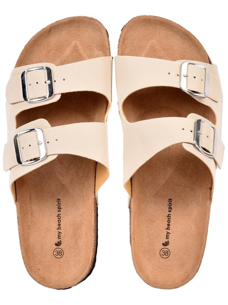 Sandali PREMIUM Fibbia Beige - Kiabi