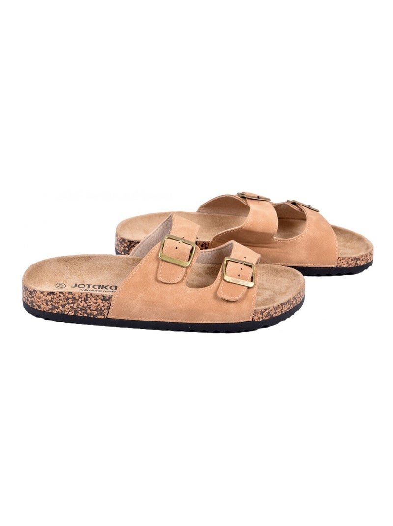 Sandali PREMIUM Fibbia Cammello - Kiabi