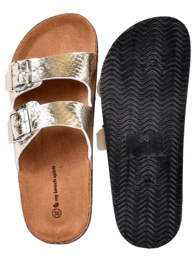 Sandali PREMIUM Fibbia Dorato/Oro - Kiabi
