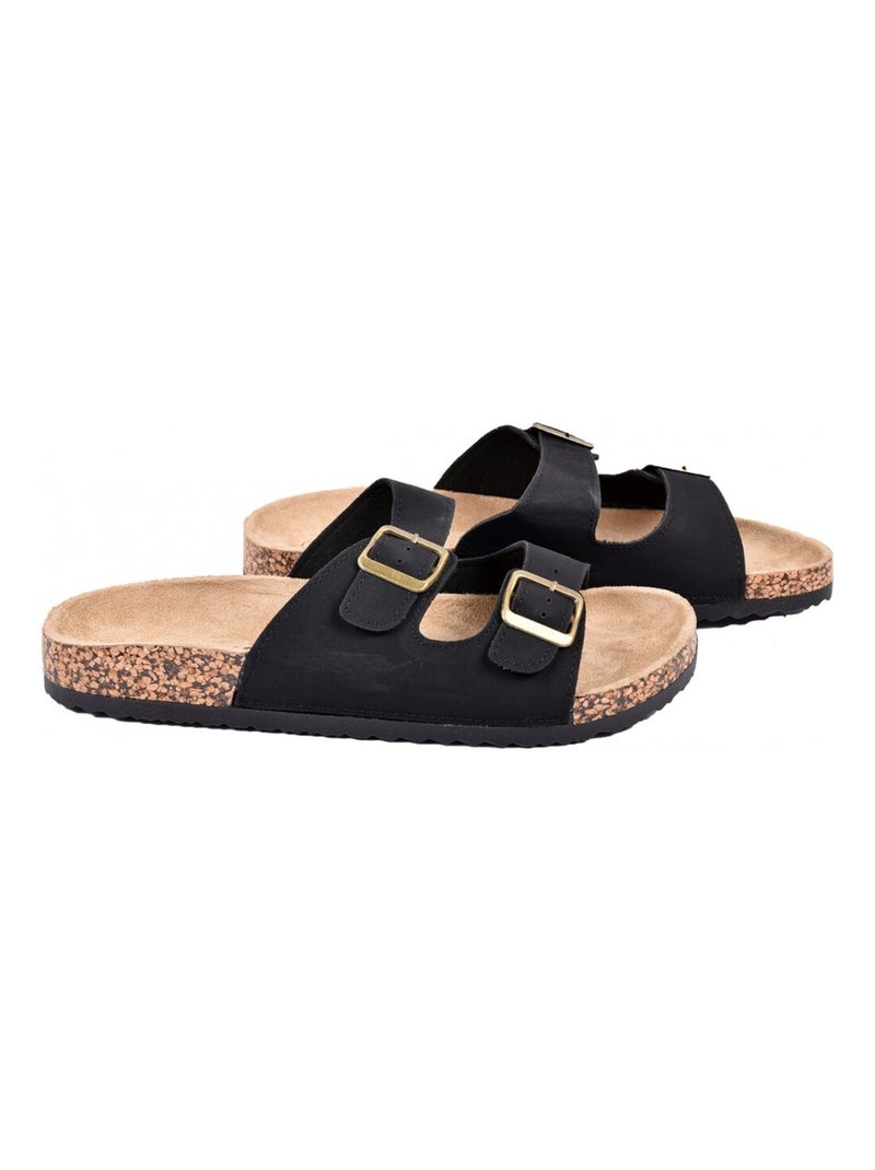 Sandali PREMIUM Fibbia Nero - Kiabi