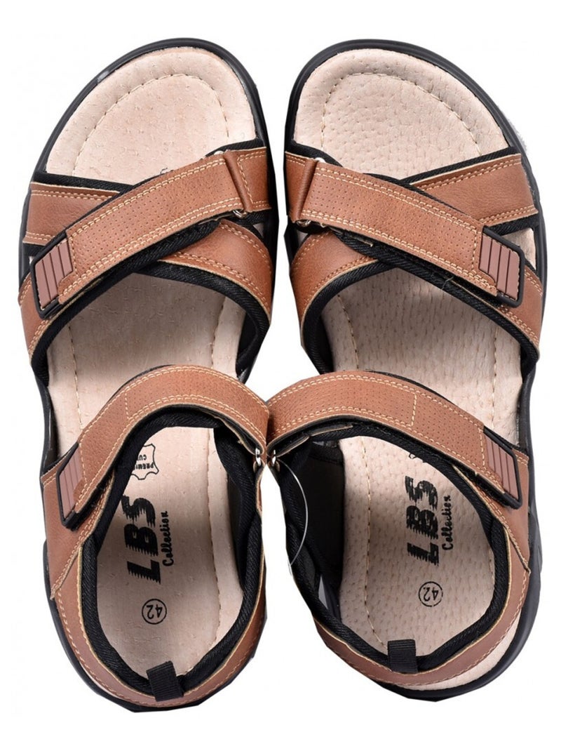 Sandali PREMIUM LBS Scratch Cammello - Kiabi