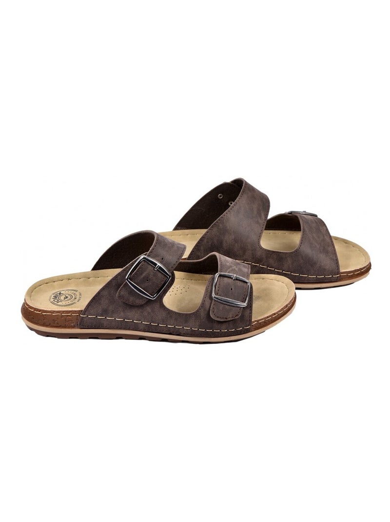 Sandali PREMIUM Marrone - Kiabi