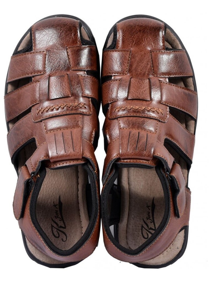 Sandali PREMIUM Scratch Marrone - Kiabi