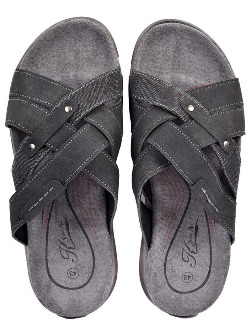 Sandali PREMIUM uomo Nero - Kiabi