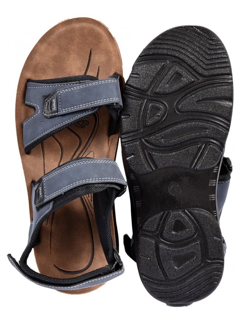 Sandali PREMIUM Velcro Blu - Kiabi