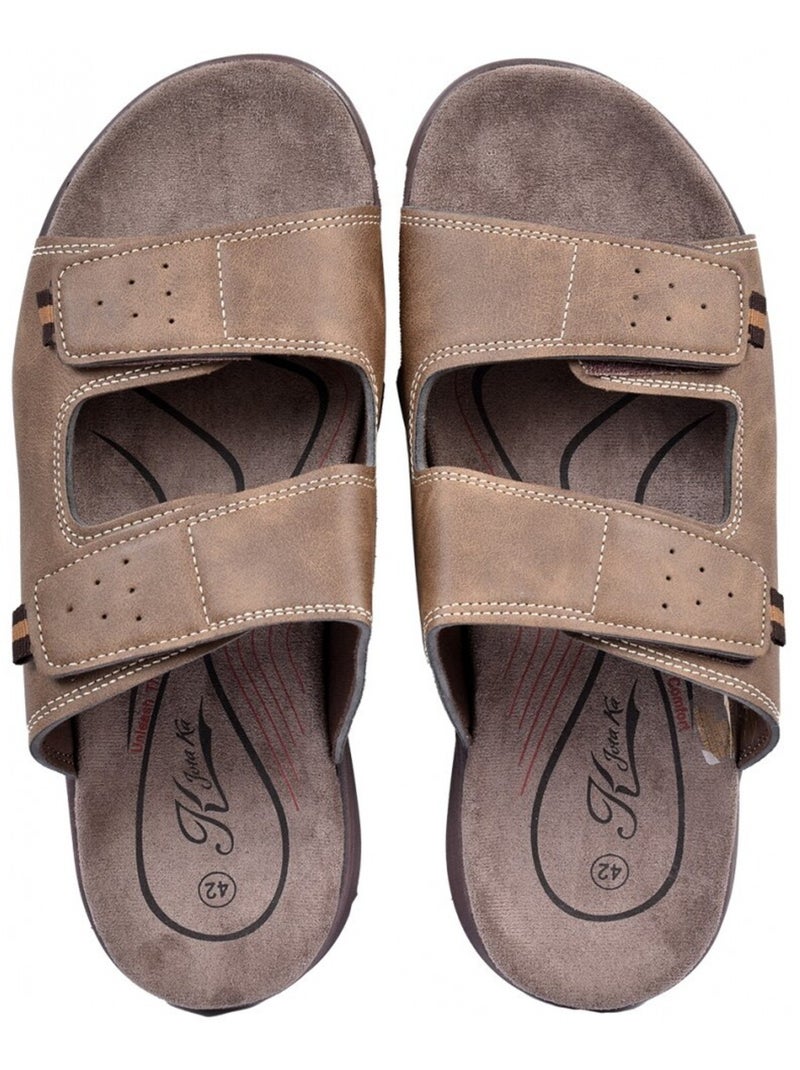 Sandali PREMIUM Velcro Cachi - Kiabi