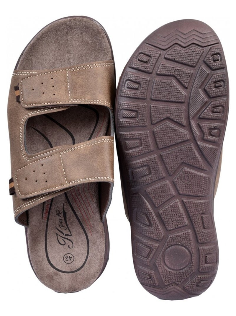 Sandali PREMIUM Velcro Cachi - Kiabi