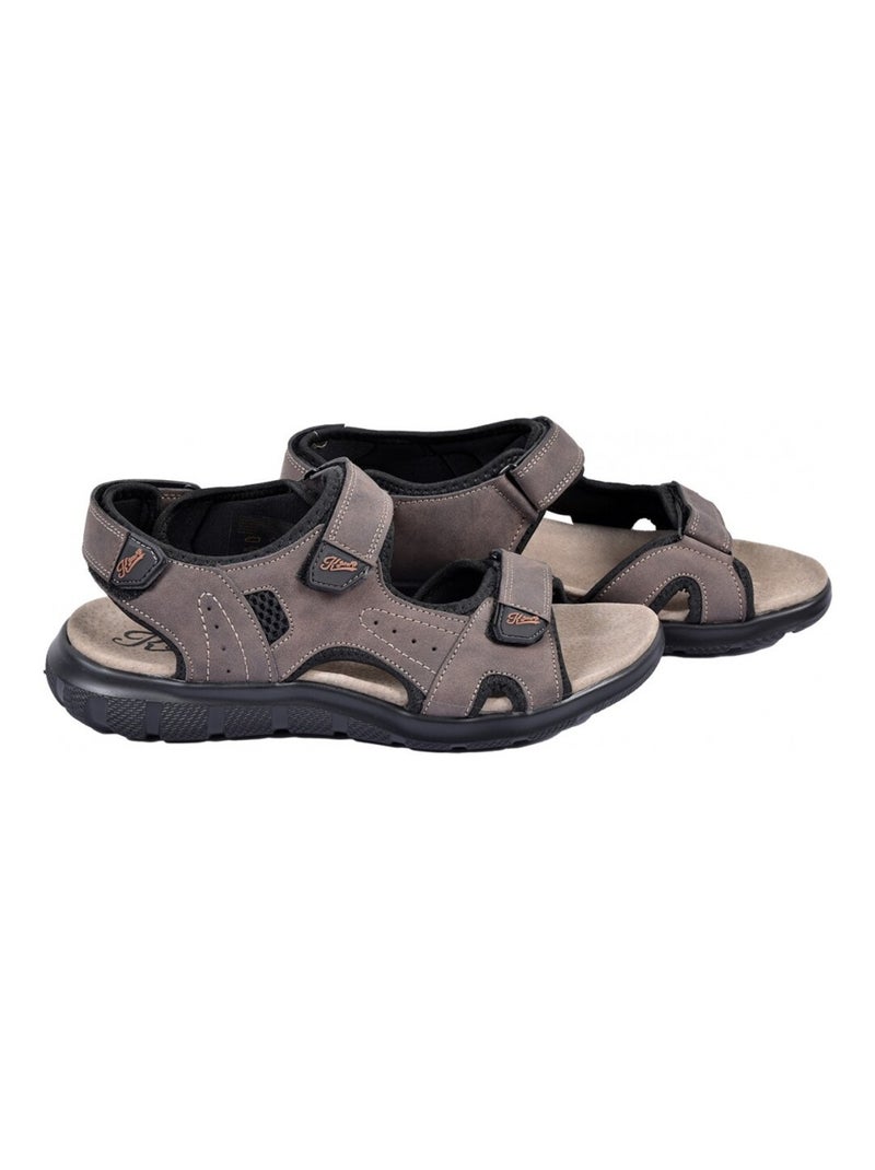 Sandali PREMIUM Velcro Marrone - Kiabi