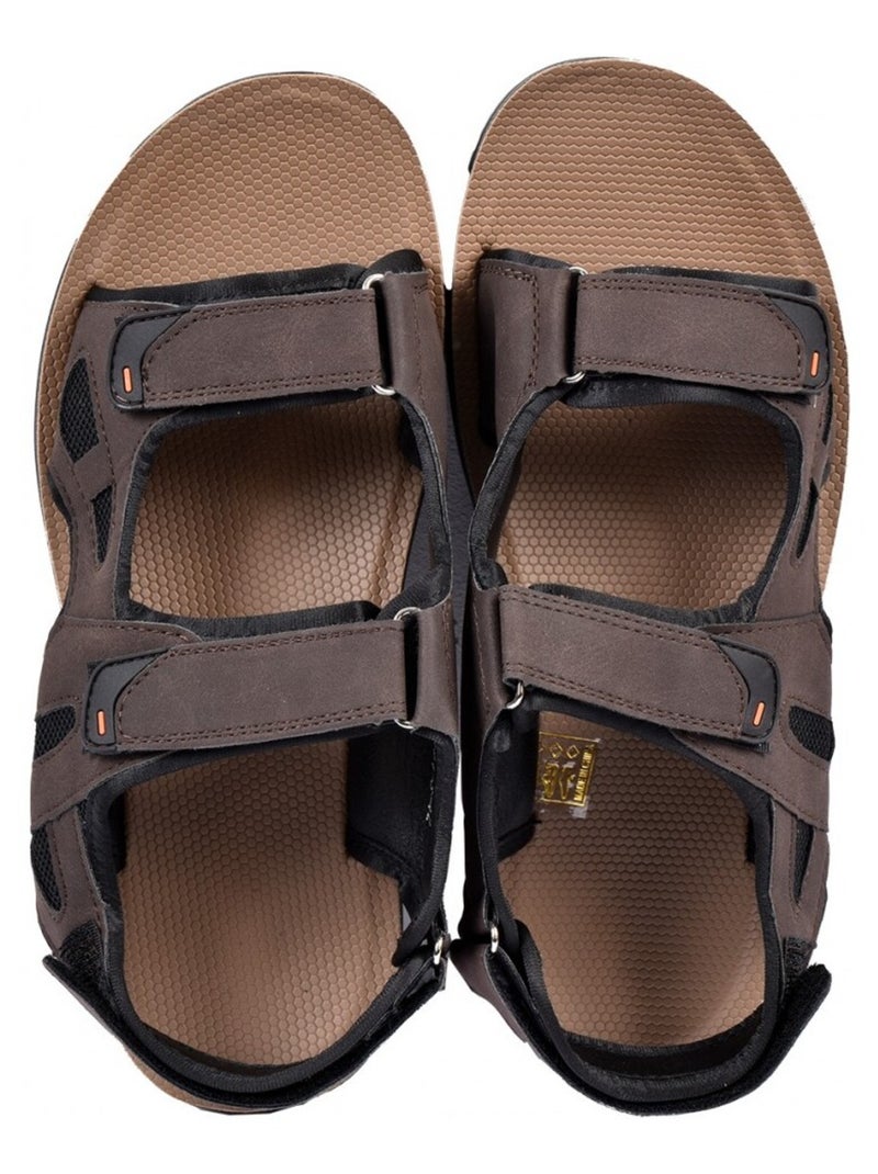 Sandali PREMIUM Velcro Marrone - Kiabi