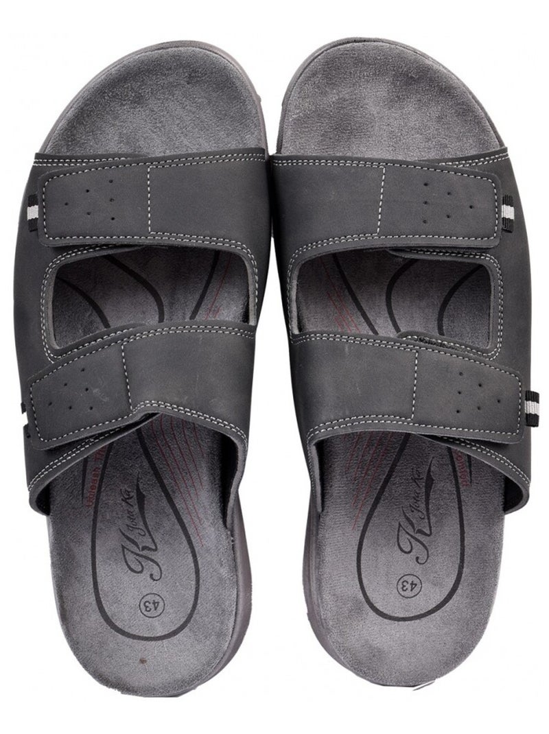 Sandali PREMIUM Velcro Nero - Kiabi