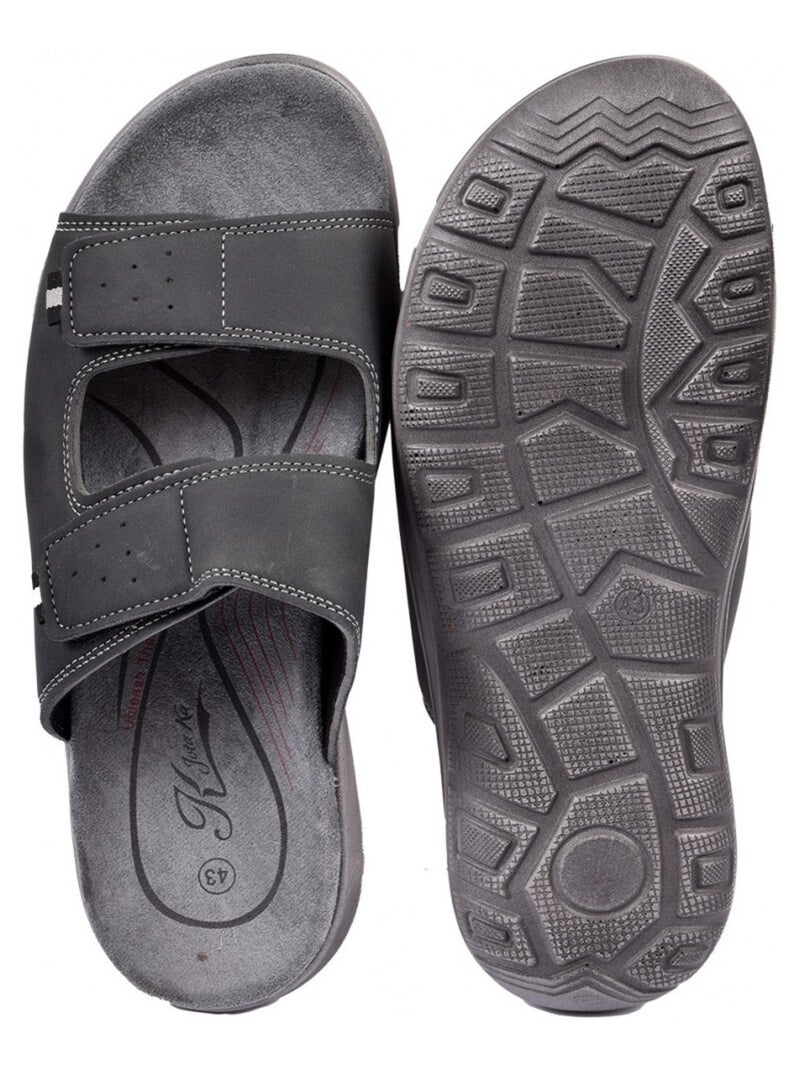 Sandali PREMIUM Velcro Nero - Kiabi