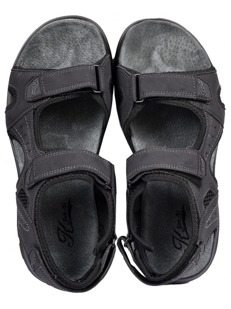 Sandali PREMIUM Velcro Nero - Kiabi