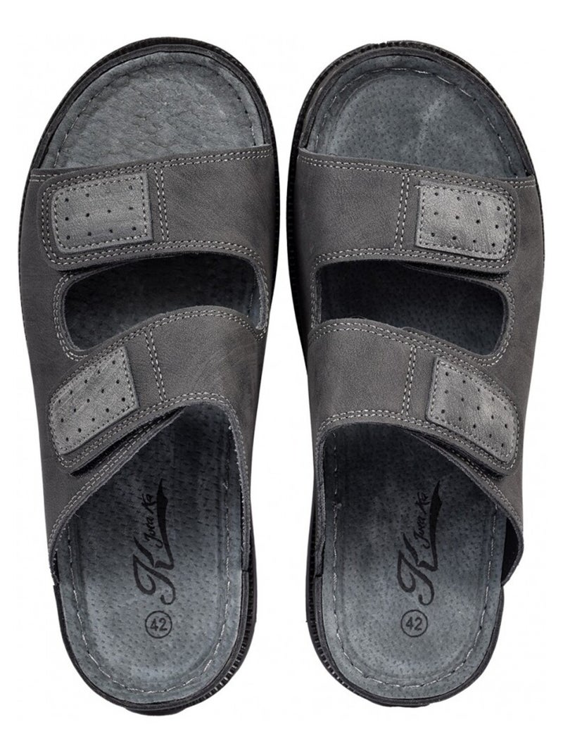 Sandali PREMIUM Velcro Nero - Kiabi