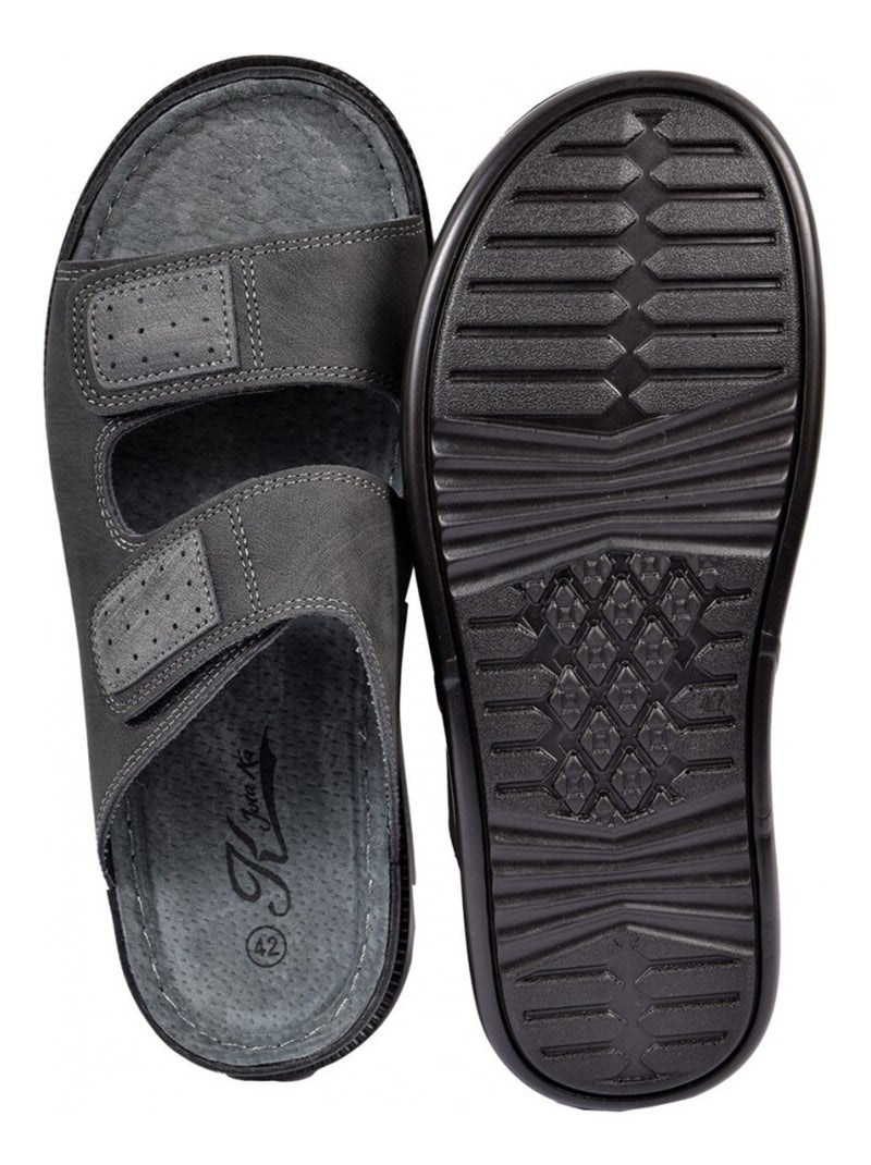 Sandali PREMIUM Velcro Nero - Kiabi
