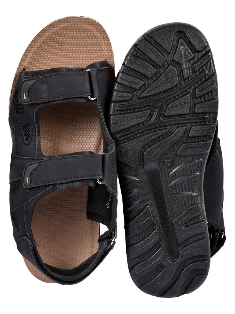 Sandali PREMIUM Velcro Nero - Kiabi