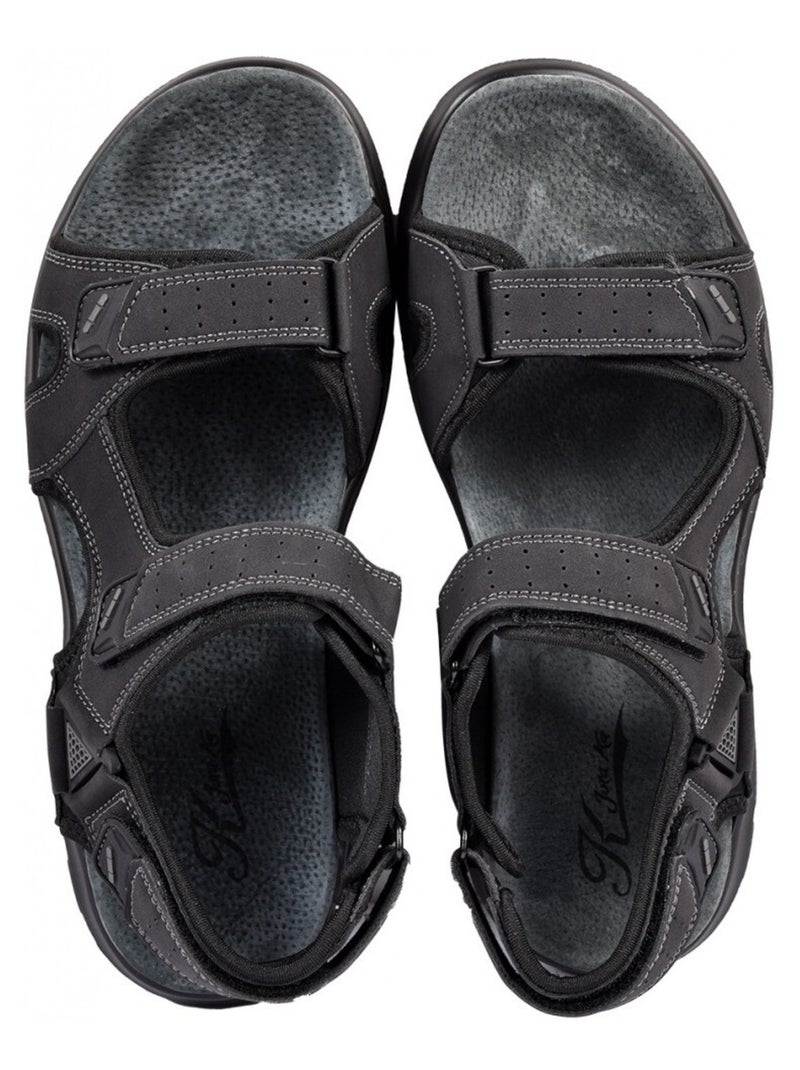 Sandali PREMIUM Velcro Nero - Kiabi