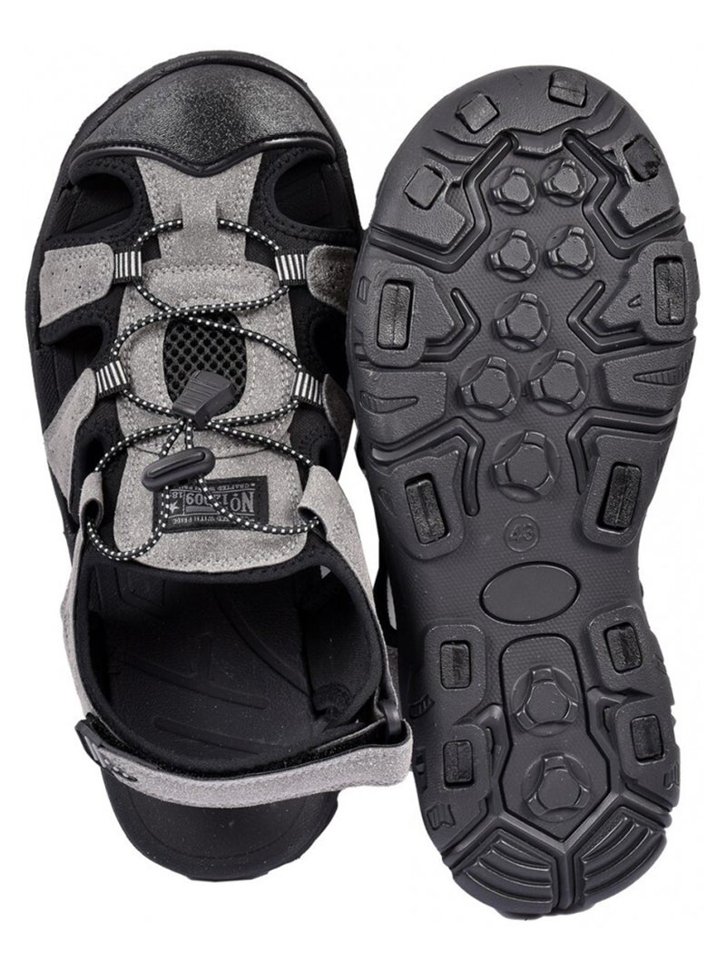 Sandali PREMIUM Velcro Uomo Grigio - Kiabi
