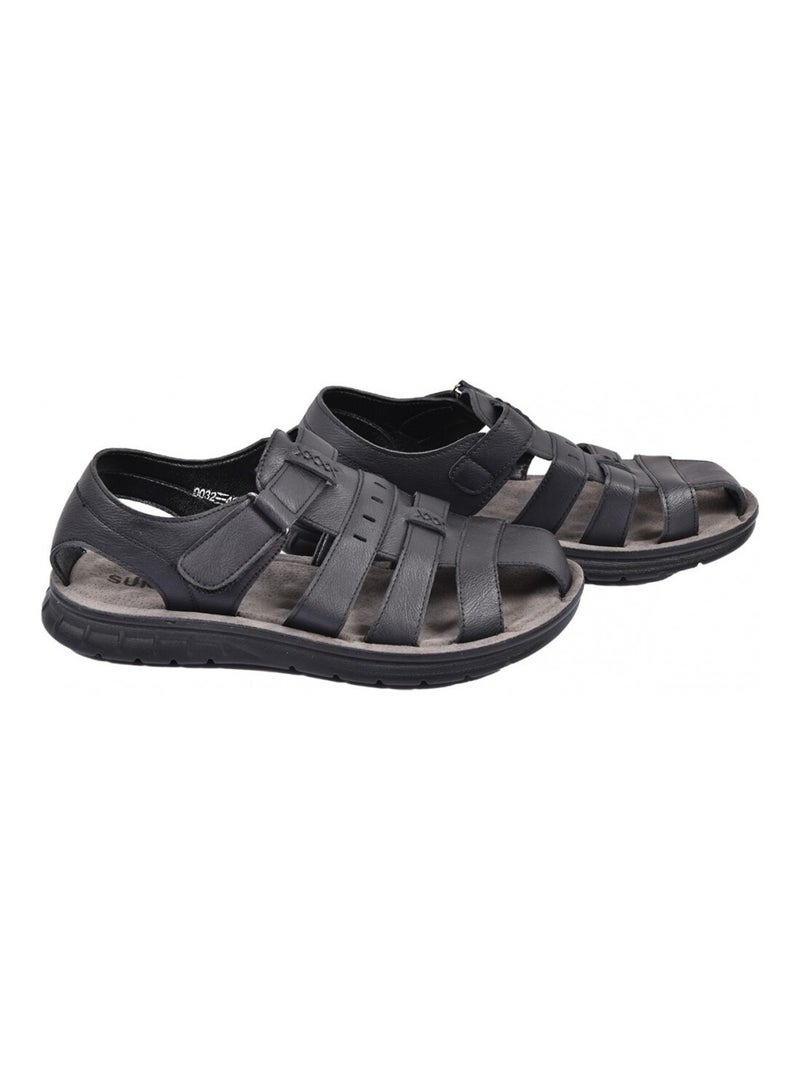 Sandali PREMIUM Velcro Uomo Nero - Kiabi