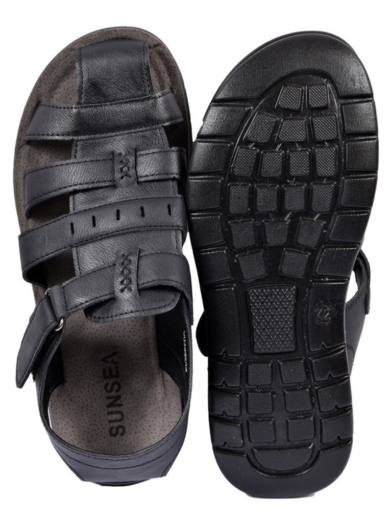 Sandali PREMIUM Velcro Uomo Nero - Kiabi