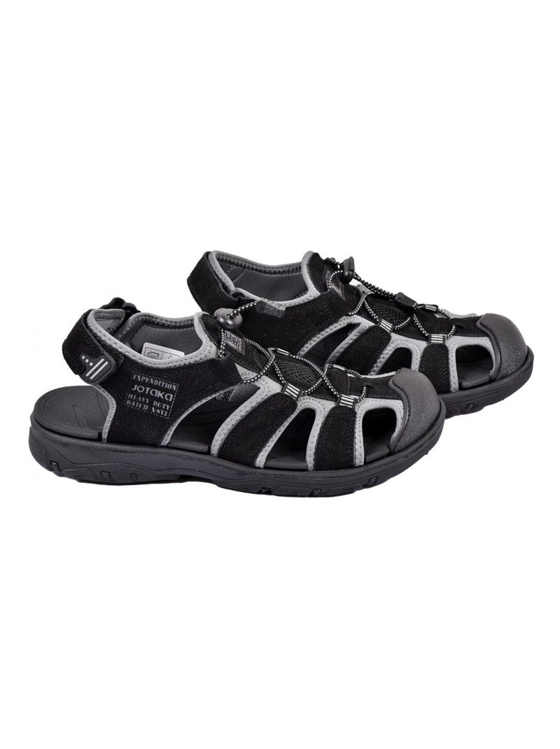 Sandali PREMIUM Velcro Uomo Nero - Kiabi