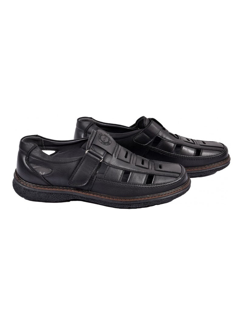 Sandali PREMIUM Velcro Uomo Nero - Kiabi