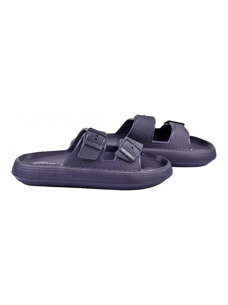 Sandali sabot EVA con fibbia Blu marino - Kiabi