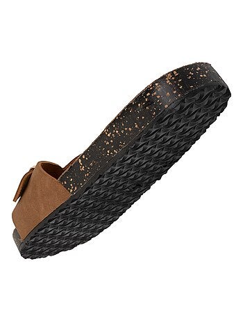 Sandali semplice cinturino, toppa sul tallone, comfort Isotoner