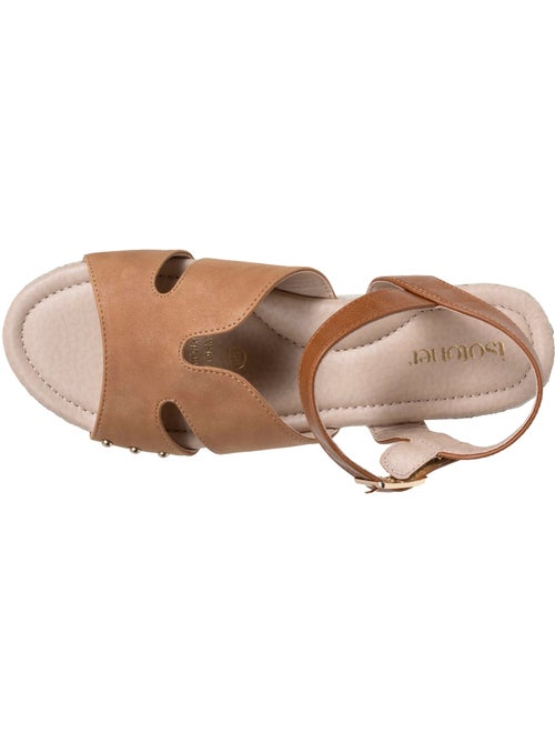 Sandali soletta in memory tacco 3,5 cm  Isotoner - Kiabi