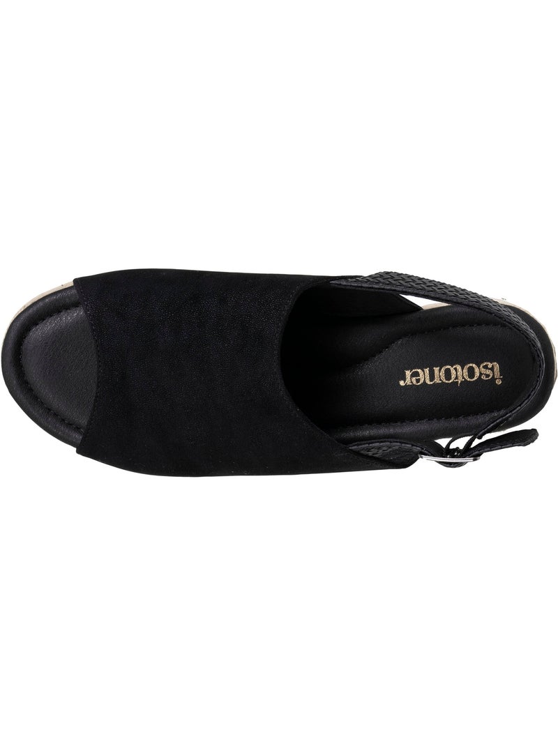 Sandali soletta in memory tacco 3,5 cm  Isotoner Nero - Kiabi