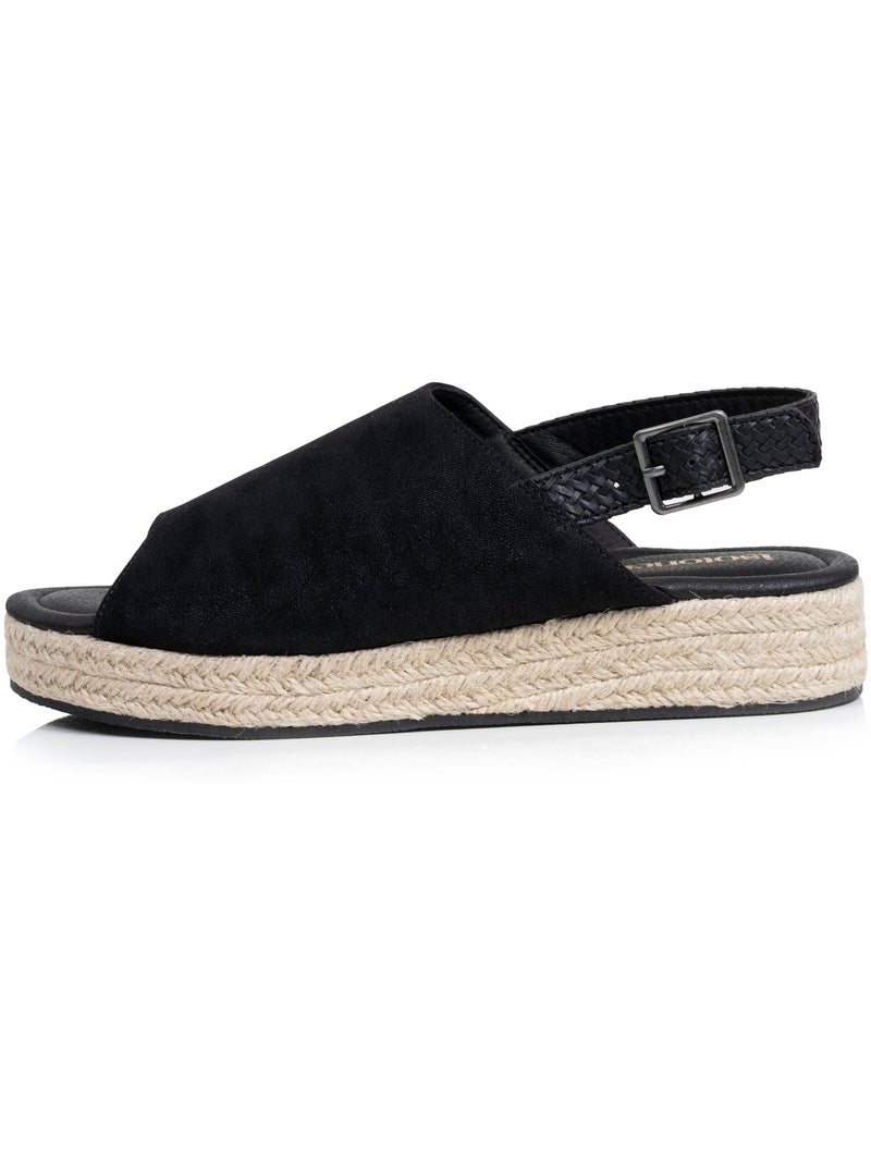 Sandali soletta in memory tacco 3,5 cm  Isotoner Nero - Kiabi