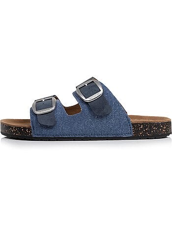 Sandali sottopiede in pelle patch everywear comfort heel Isotoner
